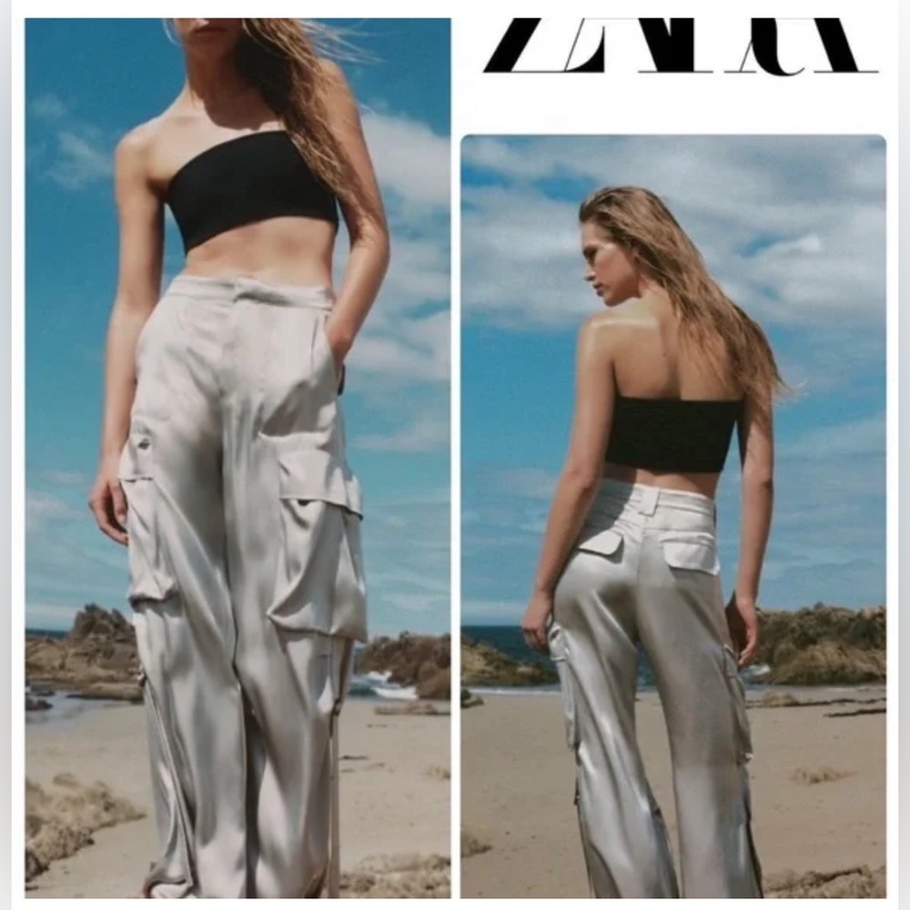 Zara Silver Pants